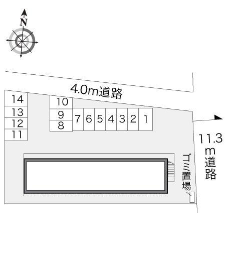 十和田(18499)の駐車配置図