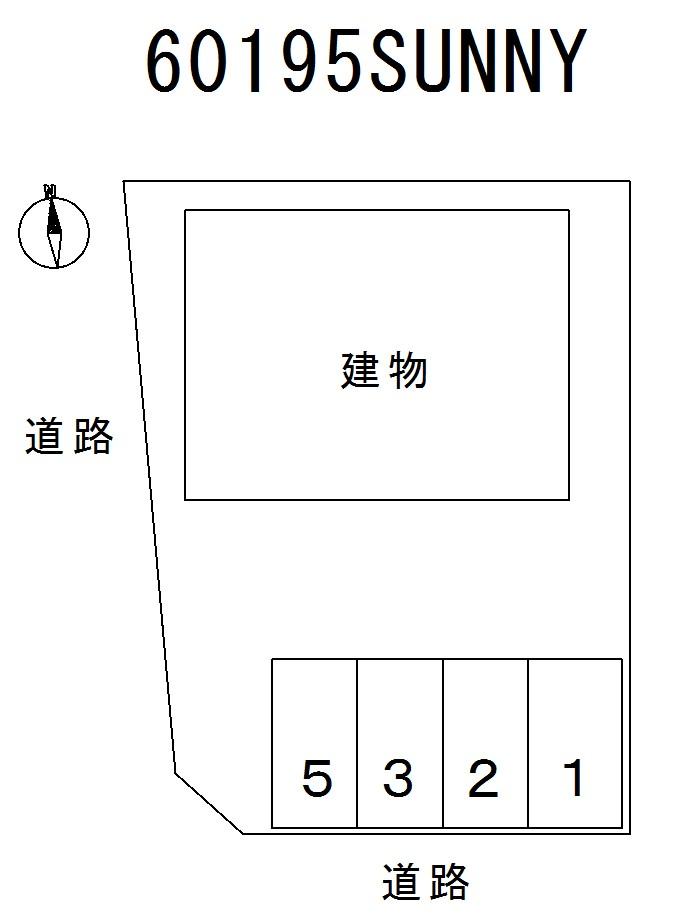 ＳＵＮＮＹの駐車配置図