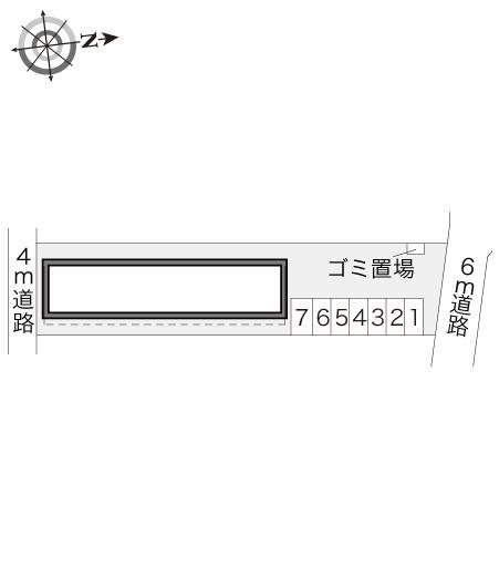 シマダ(14570)の駐車配置図