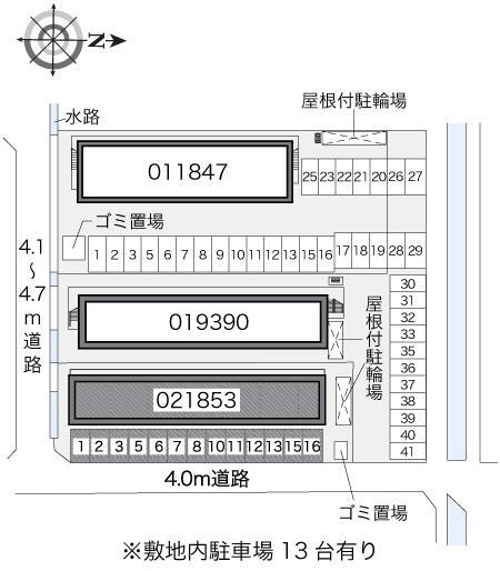 ユアーズⅢ(21853)の駐車配置図