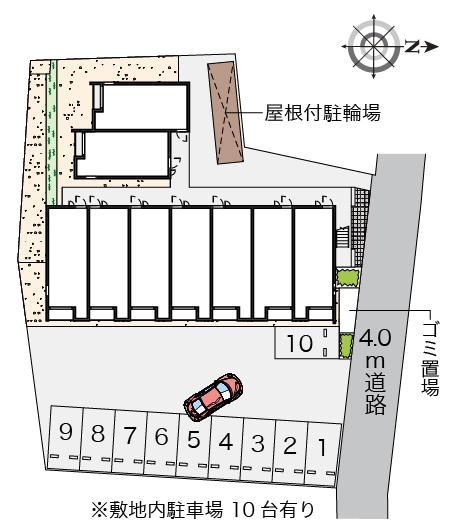 クレイノミカミ(56087)の駐車配置図
