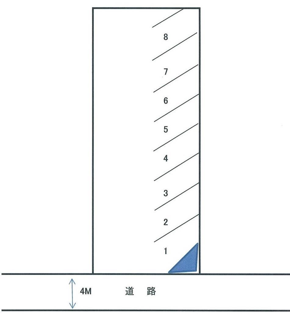 立石４丁目駐車場の駐車配置図