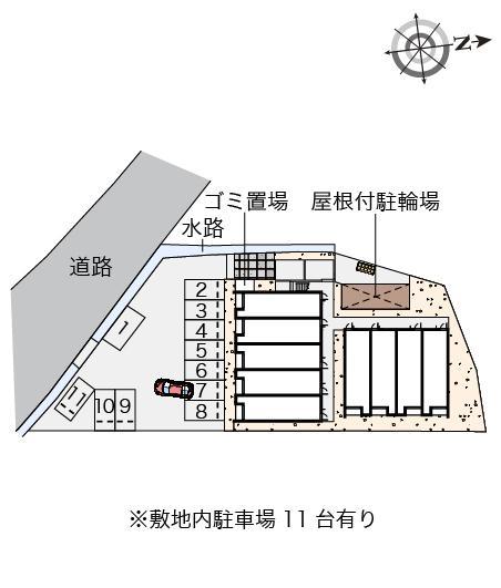 クレイノレガーレ長船(55768)の駐車配置図