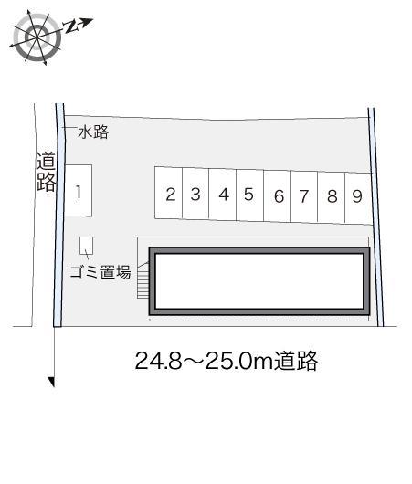 Ｃｏｚｙ　ｃｏｕｒｔ(16602)の駐車配置図