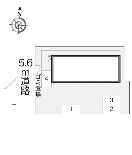 シャルマン(14855)の駐車配置図