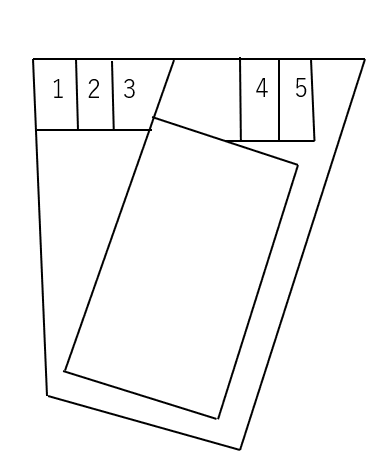 レオパレスサクセスファクターの駐車配置図