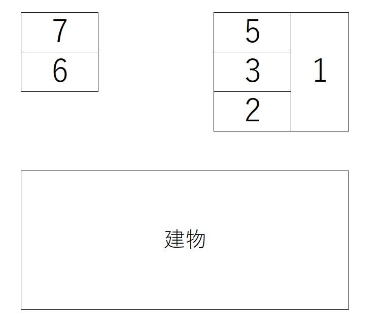60024ｻﾝﾘﾊﾞｰの駐車配置図