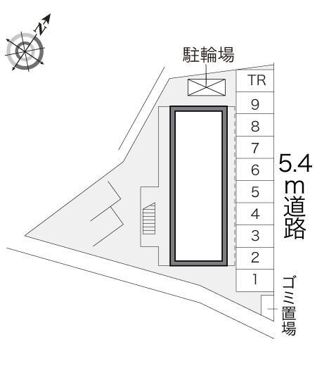 レイクガーデン(14494)の駐車配置図