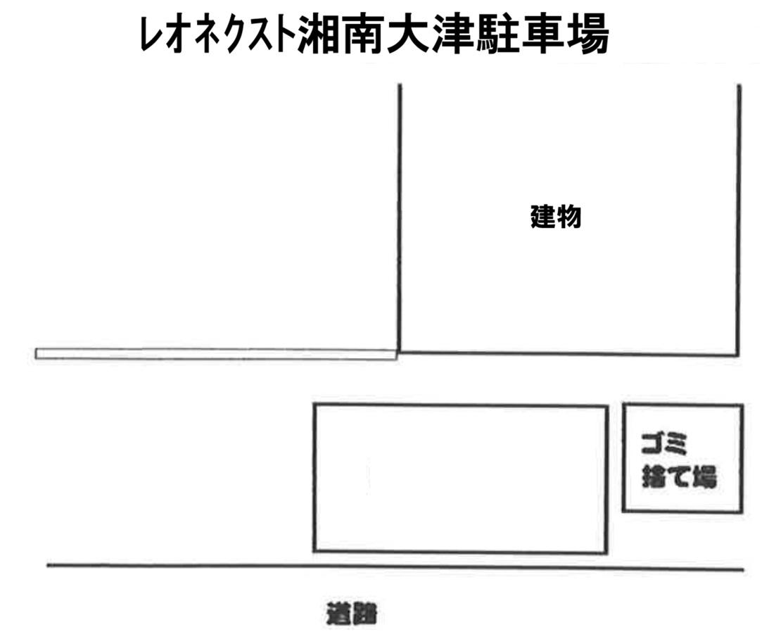 ﾚｵﾈｸｽﾄ湘南大津駐車場の駐車配置図