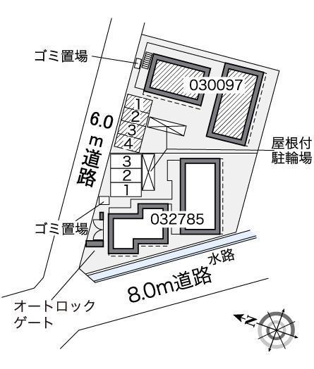サンシャイン９８(30097)の駐車配置図