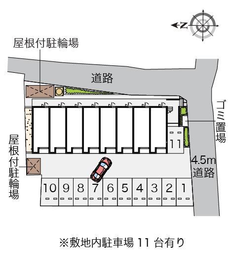 ＡＯＹＡＭＡ(55300)の駐車配置図