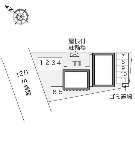 ロックハウス(28790)の駐車配置図