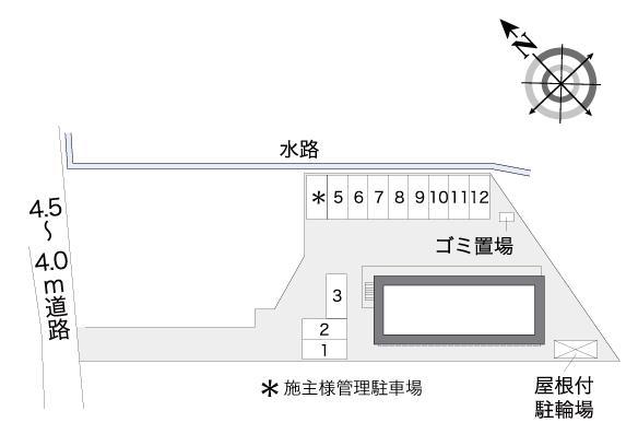 拓陽(26213)の駐車配置図
