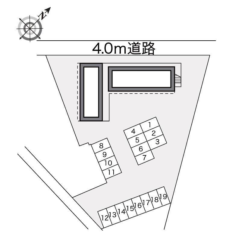 ＲＩＶＥＲ　ＬＯＶＥ(17722)の駐車配置図