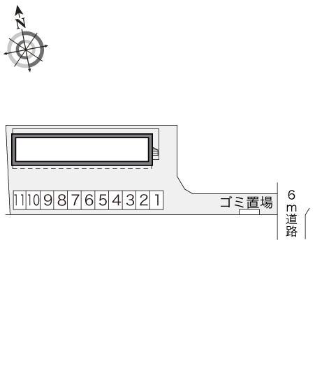 アルカディア(15207)の駐車配置図