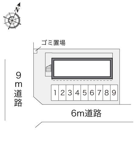 ＰｒｉｍａＣｌａｓｓｅ(16575)の駐車配置図