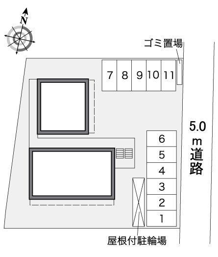 リバーパーク菅原(38313)の駐車配置図