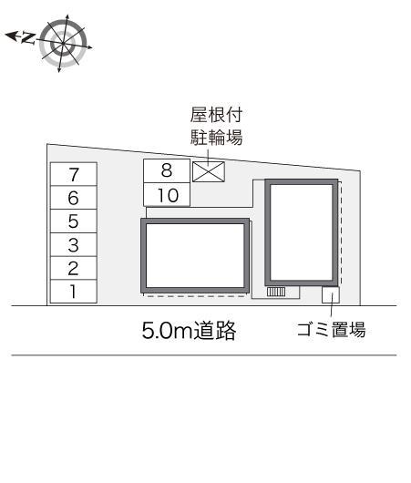 プランドール(28366)の駐車配置図