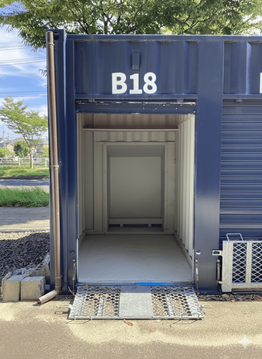 バイクガレージ太白区東中田の外観・駐車場イメージ2枚目