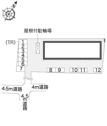 上南部２０００(14054)の駐車配置図