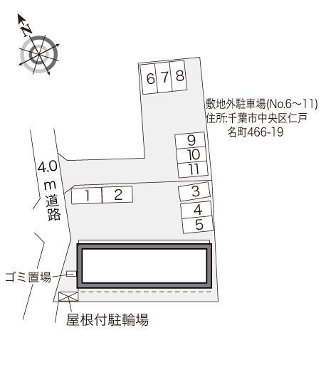 グランロシェ(33379)の駐車配置図
