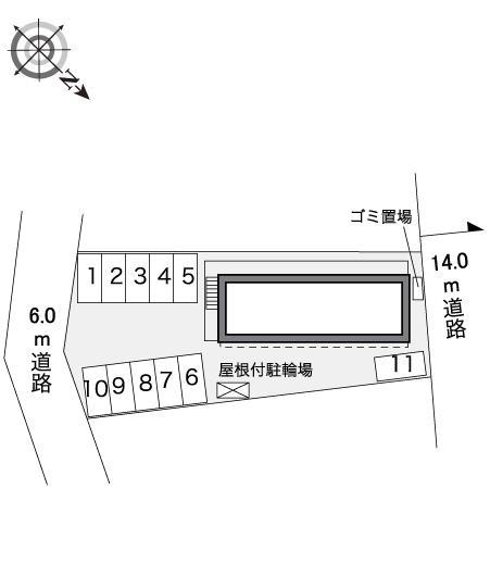 内守谷(30941)の駐車配置図
