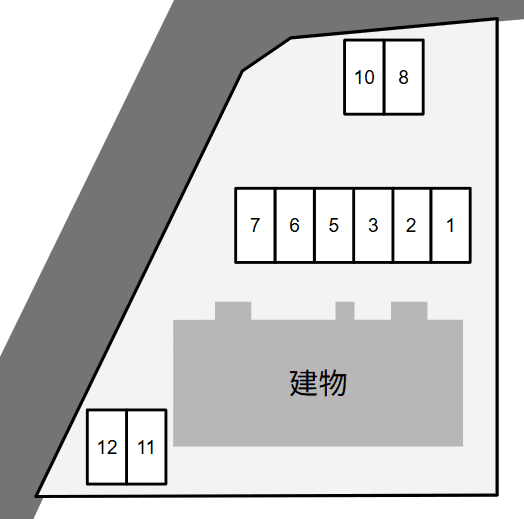 ａｒｅ－ｅｎ－ｃｉｅｌ別駐車場の駐車配置図
