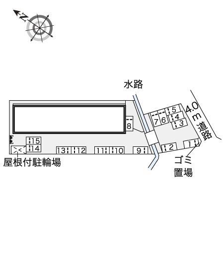 メサイア(44713)の駐車配置図