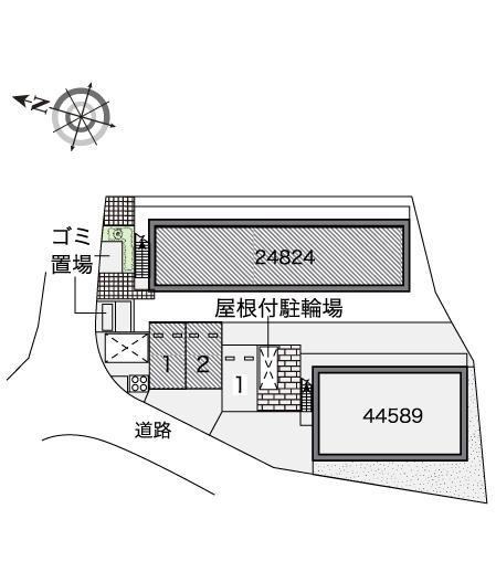 アムール(24824)の駐車配置図