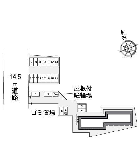 ＳＡＮＵＭＡ(36668)の駐車配置図