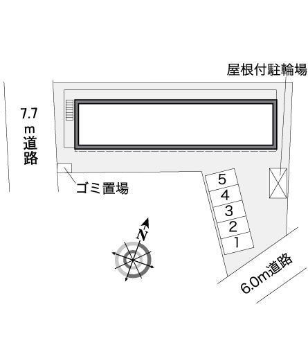 ベーチェル(36237)の駐車配置図