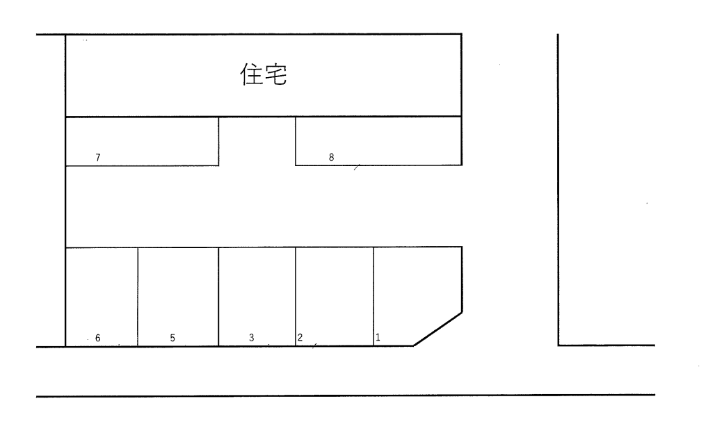 宮園4288051駐車場の駐車配置図