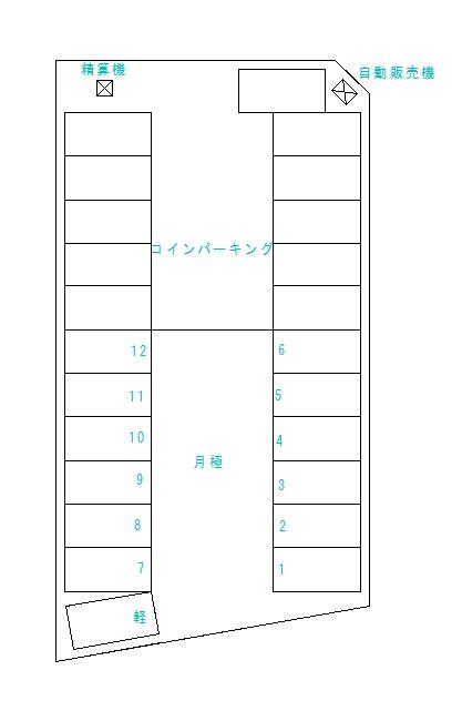相模原原当麻第2の駐車配置図