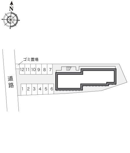 ｙｏｓｉｇｅｎ(19713)の駐車配置図