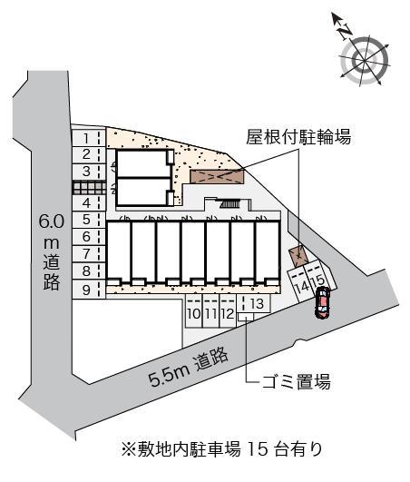 ミランダＬｉｋｅ(55275)の駐車配置図