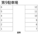 第９駐車場の駐車場