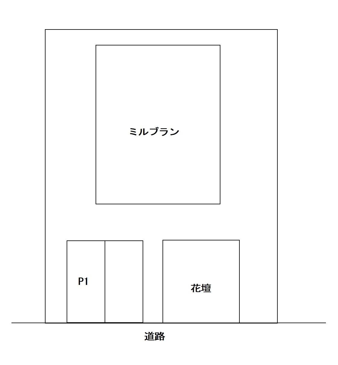 ﾐﾙﾌﾞﾗﾝ駐車場の駐車配置図