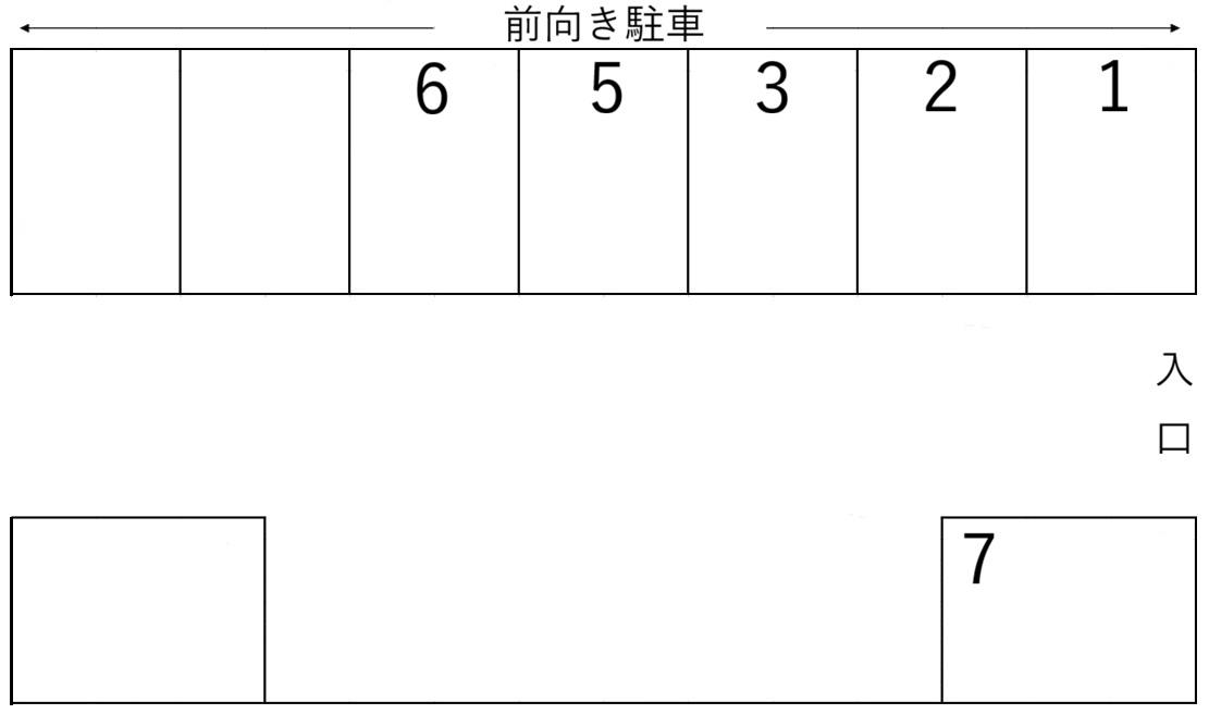23駐車場の駐車配置図