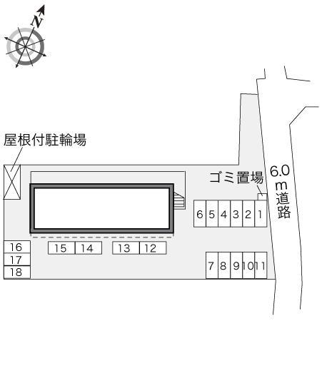 プティフルール桜台(24229)の駐車配置図
