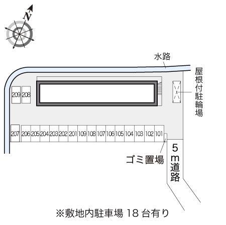 戸島Ⅱ(12755)の駐車配置図