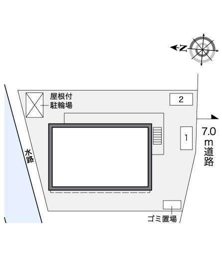 オリーブ(27455)の駐車配置図
