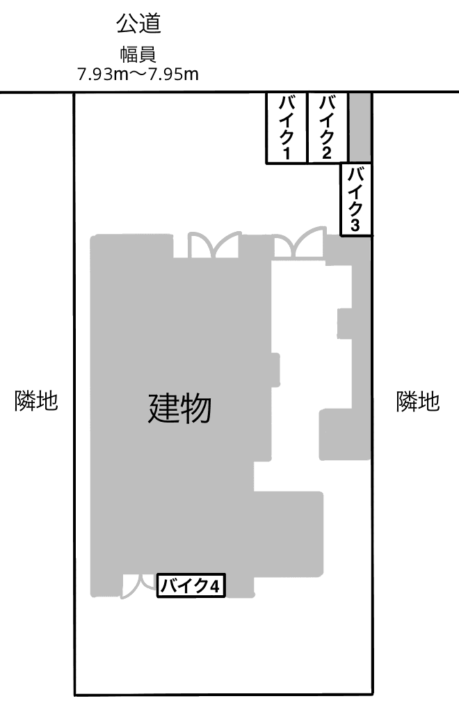 スカイコート大森壱番館の駐車配置図