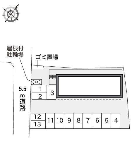 ベトレーテンナーベ(40026)の駐車配置図