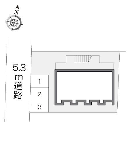 露萩(14017)の駐車配置図