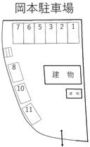 岡本駐車場の駐車場