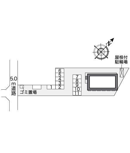 沖野が原(27060)の駐車配置図