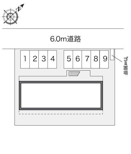 向日葵(22800)の駐車配置図