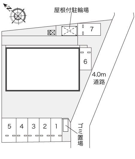 ＳｕｎＳｈｉｎｅ１(47246)の駐車配置図