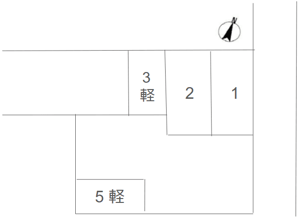 アネックス　アゼリアの駐車配置図
