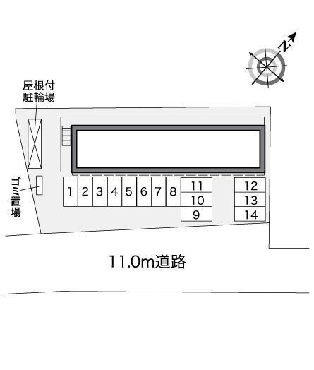 ＡＭＯＲＥ加古川(37845)の駐車配置図